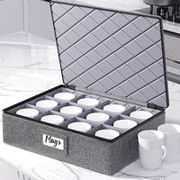 Ensemble de 5 pièces de vaisselle cationique, boîte de rangement de cuisine ronde avec couvercle à fermeture éclair