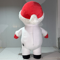 Quantité minimale de commande 1 pièces gonflable noël père noël bonhomme de neige renne wapiti cerf orignal mascotte Costume personnage Animal dessin animé pour adulte