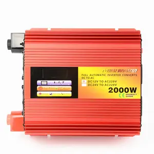 2000W Hochleistungs-Sinus-Wechsel richter DC12V 24V bis AC110V 220V Stromrichter-Booster