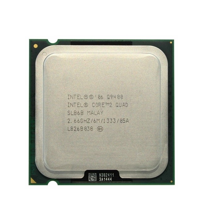 Q9400 2 Quad Cores CPU 2.66GHz/6MB/1333Mhz 95W LGA775 Processor Desktop