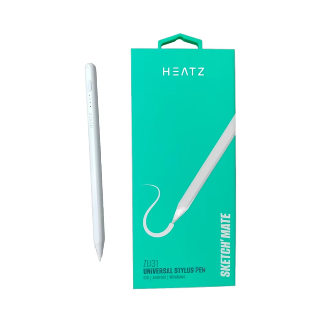 Heatz ZU31 Universal Flat Stylus Pen Touch Screen Replacement for Mobile Phones Tablets IPad-for Drawing and Laptop Usage