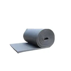 Self adhesive elastomeric sheet of nbr pvc rubber plastic foamed thermal insulation material
