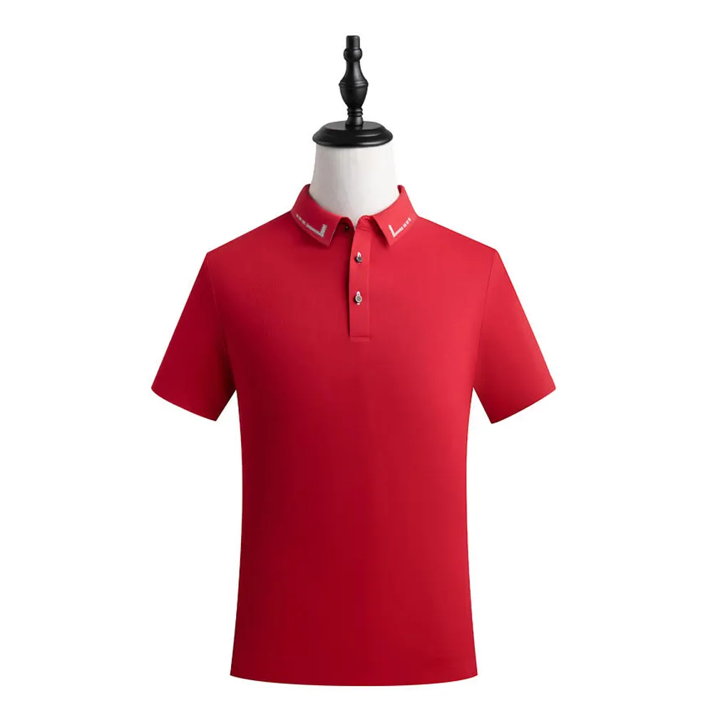 Golf polo AI-MICH polo logotipo personalizado, manga curta 100% algodão pique social estilo formal impressão de logotipo masculino