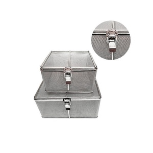 Cesto di filo per asciugatura in maglia 316 acciaio inossidabile a forma speciale personalizzato per uso alimentare - Product Image 4