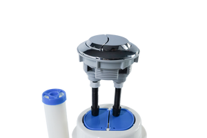 Heavy Duty Toilet <b>Tank</b> Dual Flush Valve <b>Kit</b> with Integrated Dual Button Control and Reinforced Plastic for Long Life - Product Image 6