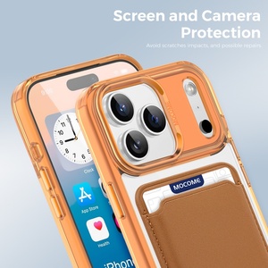 Funda Magnética Transparente para Teléfono Móvil, Compatible con iPhone 17, 11, 12, 13 Pro Max, 14, 15, 16 Plus, 17 Air, con Ranura para Tarjetas, Antigolpes - Product Image 6