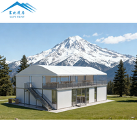 Structures modulaires d'événement extérieur de qualité professionnelle tente à deux étages chapiteau robuste tentes à double pont pour les sports d'exposition