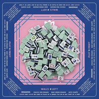 Jeu de Mahjong professionnel américain 4 couches, 160 tuiles, bleu pâle, en acrylique lourd, motif géométrique rose