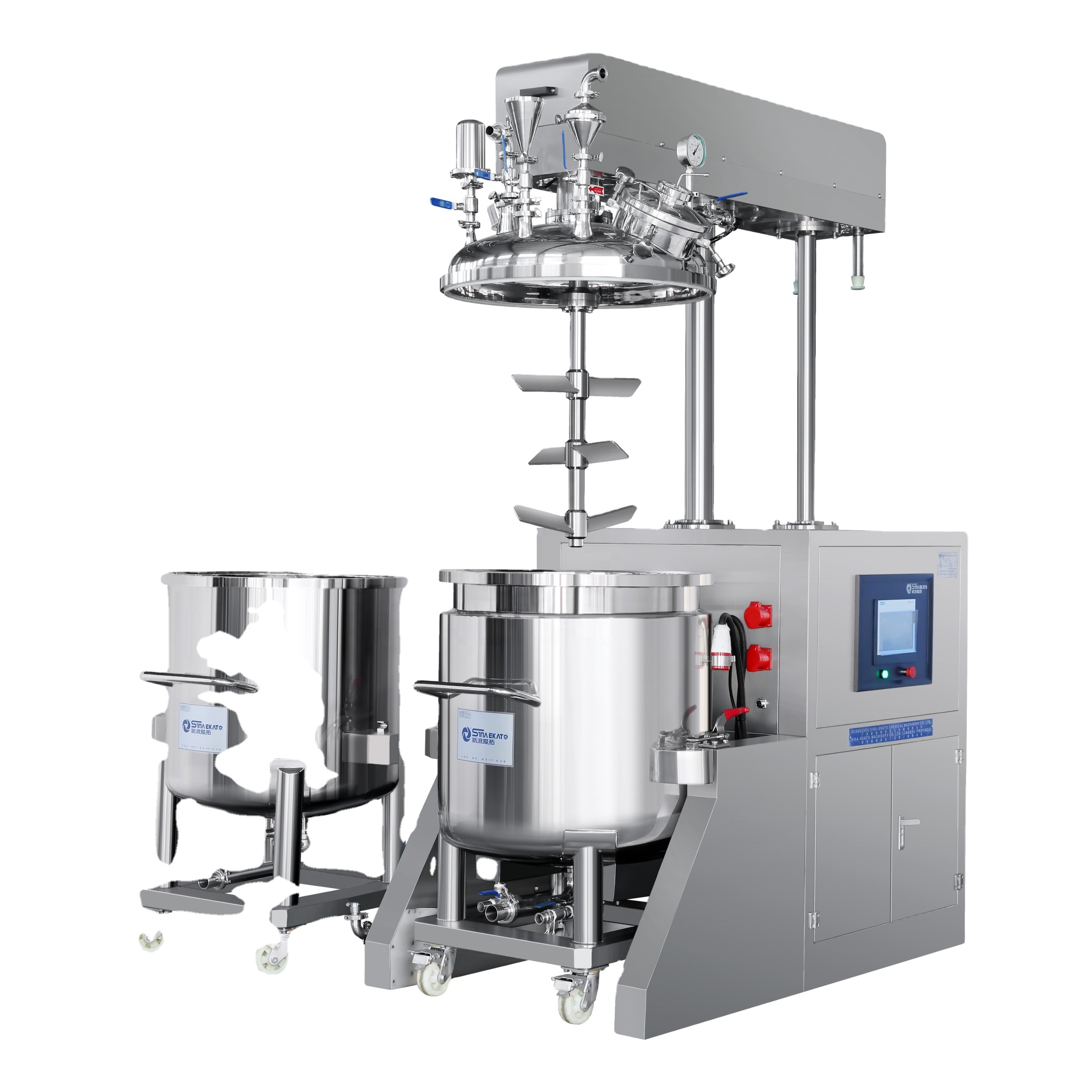 Years Of Trouble-free Service Cream Emulsifier Production Line Vacuum Emulsifying Mixer Homogenizer Mixing Machine for Vaseline