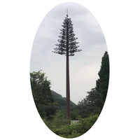 Tour d'antenne monopole en acier camouflage bionique pour la communication de signal Wifi 4G 5G, pylône de télécommunication, accessoire de tour