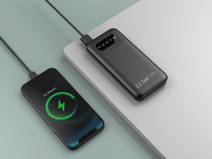 Batterie externe portable haute capacité 20000mAh 20W double USB avec affichage LED, charge rapide, batterie au lithium, micro USB, pour extérieur et mobile - Product Image 5