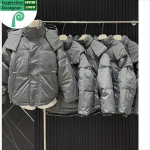 Vestes longues matelassées populaires de style coréen, manteaux d'hiver en duvet d'oie de créateur pour femmes, achat en gros et revente en ligne - Product Image 2