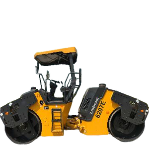Rodillo Compactador de Carreteras 6207E de 7 Toneladas, Rodillo Vibratorio Mecánico de Doble Tambor, Maquinaria de Construcción - Product Image 1