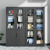 Meubles de bureau personnalisables, armoires de rangement, armoire à dossiers en métal avec tiroirs doubles pour le tri et l'archivage