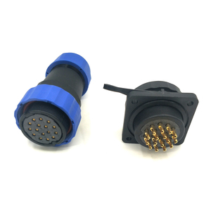 Sp28 sd28 phía sau Nut hàng không cắm nam nữ mông Doanh dây cáp không thấm nước kết nối điện 19P Ổ Cắm Công Nghiệp IP68 - Product Image 4