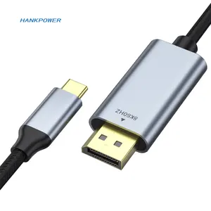 באיכות גבוהה usb ג עד 3kg כבל יציאה 8k 60hz כבל dp עבור התקנים גבוהים