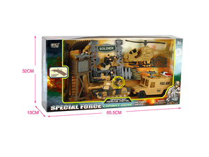 ขายร้อนพิเศษ Force/<span class=keywords><strong>ทหาร</strong></span>ฐาน Sentinel Army ชุดของเล่น Patrol รถบรรทุกรถบรรทุกของเล่น - Product Image 4