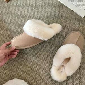 New Arrival Sheepskin Women's Winter <b>Thermal</b> Anti-Slip Fur <b>Boots</b> <b>Waterproof</b> Classic Snow UGH Style Platform Autumn Shoes - Product Image 1