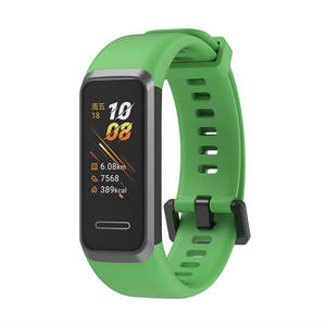 Bracelet en Silicone pour montre <span class=keywords><strong>Huawei</strong></span> <span class=keywords><strong>Band</strong></span> 4, couleur unie, bracelets de rechange - Product Image 6