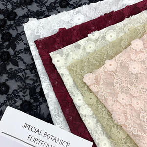 <span class=keywords><strong>Tissu</strong></span> en dentelle brodée florale 3D de <span class=keywords><strong>haute</strong></span> densité et qualité supérieure pour la broderie ajourée, maille respirante pour robes de mariée et tenues de soirée <span class=keywords><strong>haute</strong></span> <span class=keywords><strong>couture</strong></span> - Product Image 3