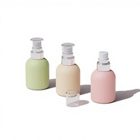 Botella Plástica Cuadrada Vacía Choebe con Tapa Abatible, Personalizable con Logotipo, para Tónico, Esencia, Cuidado de la Piel, Envase Cosmético al por Mayor