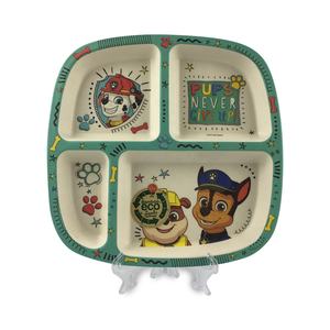 <span class=keywords><strong>Assiette</strong></span> de bébé en fibre de <span class=keywords><strong>bambou</strong></span> pour enfant, design personnalisé avec <span class=keywords><strong>compartiment</strong></span>, 6-9 pouces - Product Image 2