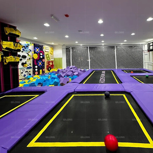 Fabricante de Zonas de Salto Interiores para Parques de <span class=keywords><strong>Trampolines</strong></span> Comerciales para Niños con Fútbol y Pared Adhesiva para Centros Comerciales - Product Image 4