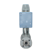 Vanne électromagnétique électrique haute température Siemens 1/2''-2'' MVF461H, signal DC 0/2-10 V, contrôle proportionnel eau/vapeur