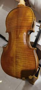 Violín 4/4 Estilo <span class=keywords><strong>Barroco</strong></span>, Tapa de Abeto, Fondo de Arce Flameado, Diapasón de Ébano, Sonido Dulce, Barniz Spirit, Cuerdas de Nailon, Venta al Por Mayor - Product Image 1