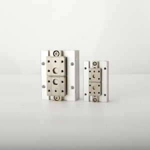 Cilindro de Pistão de Aço Inoxidável Operado a Ar com Trilho Deslizante de Rolamento e Grampo Paralelo HDF/HDFR8/HDF12/HDF16/HDF20 - Product Image 1