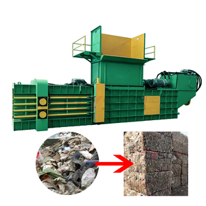 Hydraulic Waste Baler Machine Household Baling Machine Pet Bottle Aluminium Can Baler Used Clothes Baler - Product Image 1