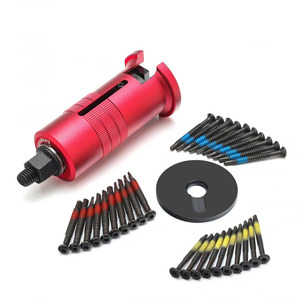 Extracteur de cylindre de <span class=keywords><strong>serrure</strong></span> rouge, extracteur de griffe de <span class=keywords><strong>serrure</strong></span>, outil de démontage et de remplacement pour manivelle <span class=keywords><strong>cassée</strong></span>, vis 4.2/4.8/5.5mm - Product Image 1