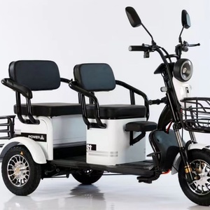 Tricycle électrique sans balais, nouvelle arrivée, 500 W, tricycle électrique sans balais EEC, scooter électrique, tricycle électrique solaire - Product Image 1