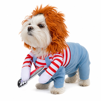 Disfraz de Halloween para Mascotas al por Mayor, Traje Divertido de Dos Patas para Perros y Gatos, Proveedor Directo, Envío Rápido
