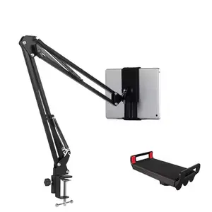 Adjustable Flexible tablet Stand Lazy Long Arm Portable Adjustable Bracket Desk Table Mobile Phone Holder Long Arms Clamp