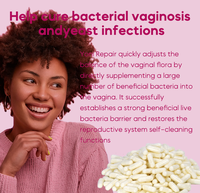 Chinaherbs Marque Privée Probiotiques Vaginals pour Femmes en Comprimés pour l'Hydratation, GMP et Végétaliens, Capsules d'Acide Borique, Comprimés Nettoyants