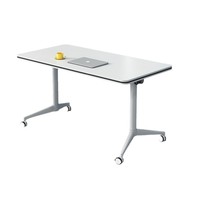 Mesa de Conferencia Plegable de Madera, Mesa de Entrenamiento Móvil, Muebles de Oficina Minimalistas Modernos para Exteriores, Escritorio Individual para Estudio
