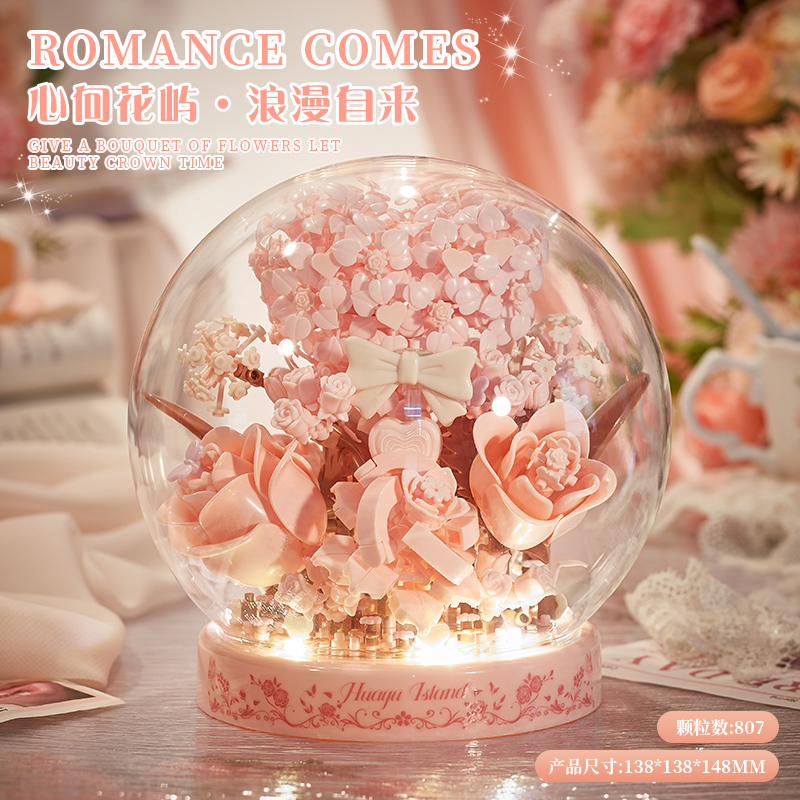 Rose romantique d'amour