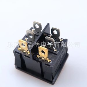 Interruptor basculante doble KCD1 de 5 o 6 pines, encendido/apagado, para equipos industriales, terminal de soldadura, indicador LED rojo - Product Image 3