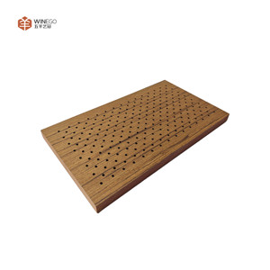Panneau acoustique mural perforé en bois plaqué MGO de qualité A WINEGO pour salles de concert - Product Image 3