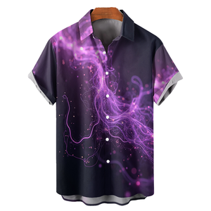 เสื้อเชิ้ตฤดูร้อนไร้รอยต่อสำหรับผู้ชาย ผ้าฝ้าย 100% เสื้อลำลอง ระบายอากาศได้ดี เสื้อผ้าสำหรับใส่กลางแจ้งในฤดูใบไม้ร่วง เสื้อเชิ้ตผู้ชาย - Product Image 1