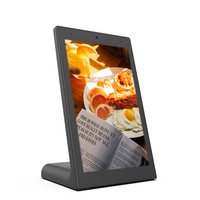 Tablette tactile publicitaire Android de bureau en forme de L de 10 pouces de qualité supérieure, écran vertical de bureau, tablette tout-en-un Android