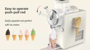 Machine à Slushie 2 en 1 Aucune glace nécessaire <span class=keywords><strong>2L</strong></span> Crème glacée molle servie Machine à boissons glacées <span class=keywords><strong>professionnelle</strong></span> avec technologie de congélation par flash - Product Image 4