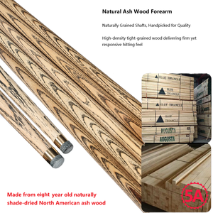 Mesa Paleta De <span class=keywords><strong>Billar</strong></span> 3/4 Conjunto y 1 pieza Snooker Cue Set con estuche/bolsa 57 pulgadas 18OZ American Standard 16 Balls Ash Wood Cue - Product Image 6