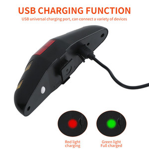 Feu arrière intelligent <span class=keywords><strong>pour</strong></span> vélo de montagne, télécommande sans fil, clignotant de vélo, feu arrière de conduite, feu arrière LED d'avertissement <span class=keywords><strong>pour</strong></span> vélo - Product Image 4