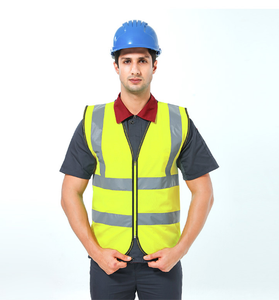 Chaleco de Seguridad Reflectante de Alta Visibilidad, Transpirable, de Algodón, Certificado ANSI Clase 1 EN 20471, Logotipo y Color Personalizables, Tallas S-4XL - Product Image 2