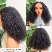 Perruques SDD à densité 250 % en cheveux humains, frontale en dentelle, sans colle, brunes, double épaisseur, bouclées et volumineuses, en cheveux vierges – Fournisseur Populaire