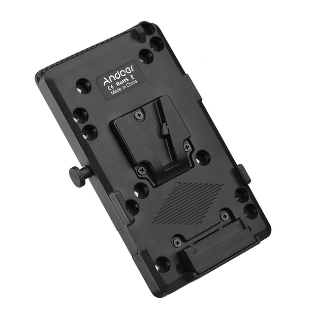 RL-IS2 V-mount V-lock DIY Power Supply Battery Plate for Sony BMCC BMPCC Camcorder Monitor LED Video Light