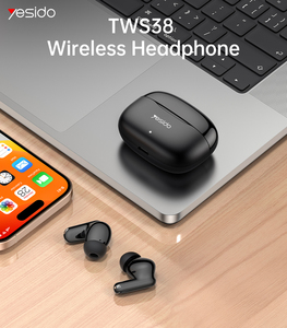 Auriculares Inalámbricos Yesido BT5.4 con Control Remoto Táctil TWS, Larga Duración de Uso, Sonido Estéreo, Auriculares Inalámbricos TWS38 - Product Image 2