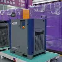 Compresseur d'air à vis à vitesse fixe Nanxiang 11 kW 15 CV, compresseur industriel silencieux, compresseur d'air industriel à haute efficacité